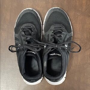 Black and White Champion Tennis Shoes 8.5W